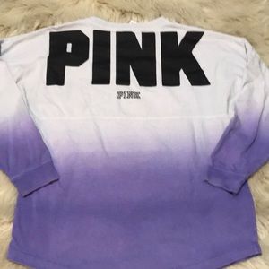 Sz L Ombré Purple and White Victoria’s Secret Crew